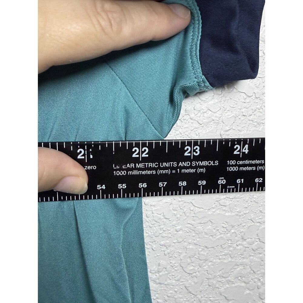 AriatTEK Womens Bandera 1/4 Zip Polo Shirt Teal Sun Protection Top NWT Size XXL - Picture 8 of 14